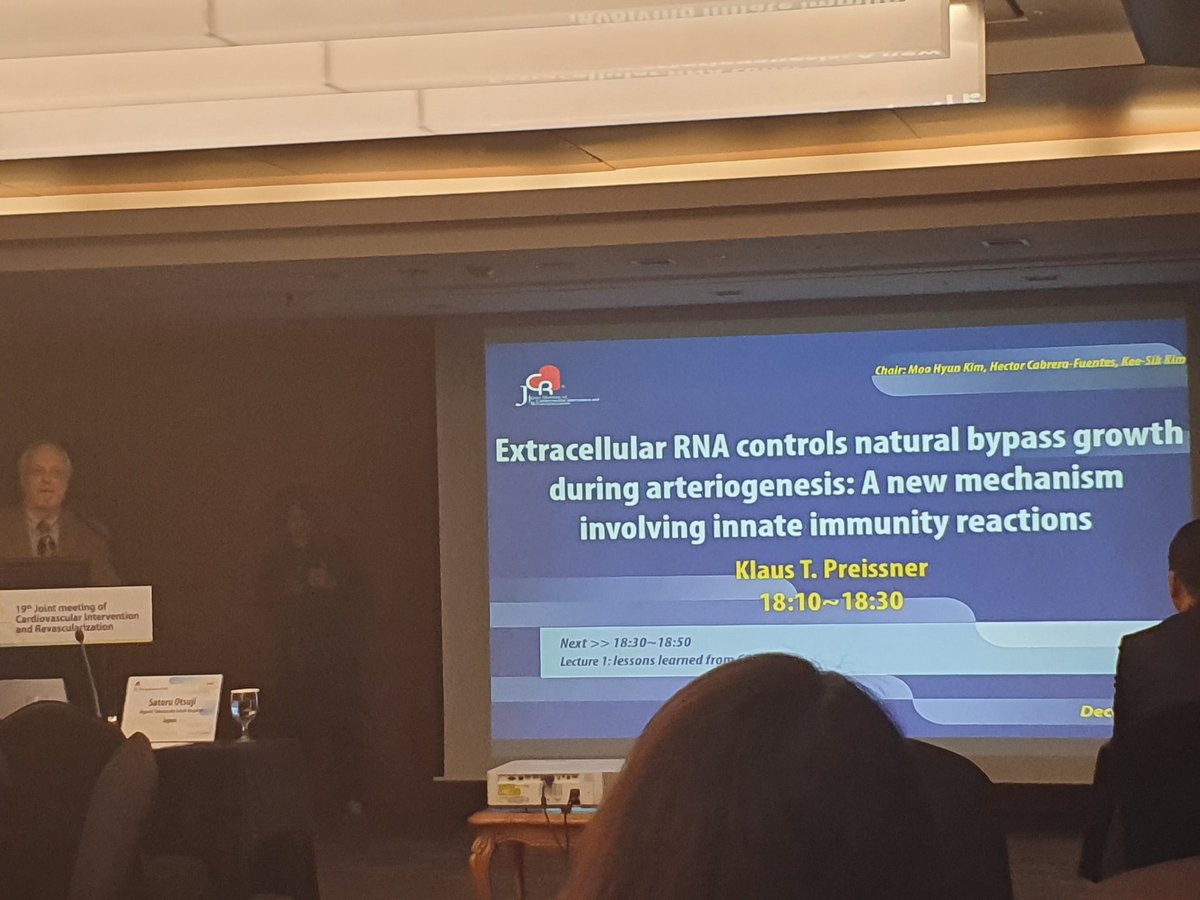 Klaus Preissner <a href="/JCRBusan/">Joint meeting of Coronary Revascularization</a>