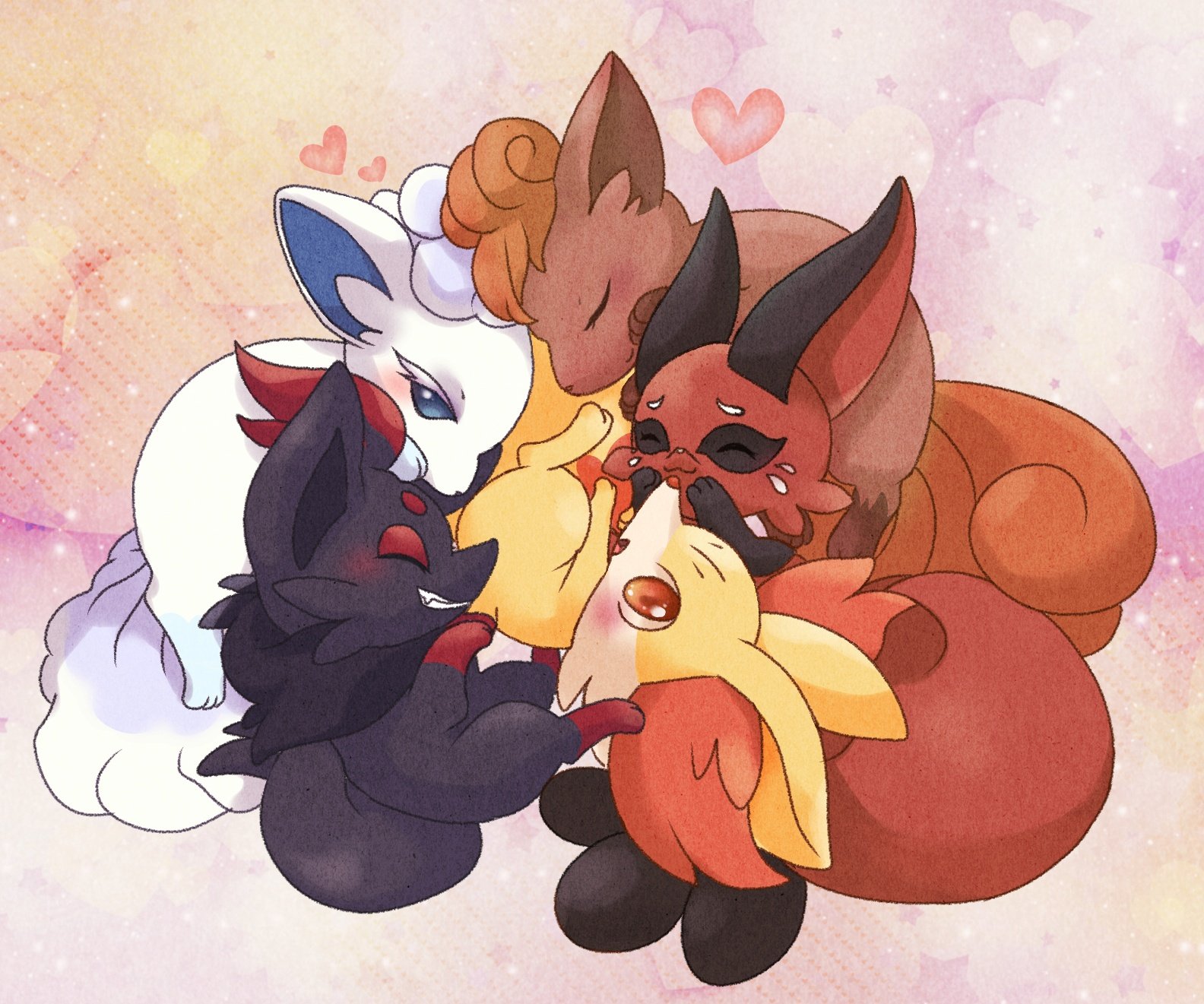 佐奈 ここに 五匹の きつねポケモンちゃん達が おるじゃろ T Co S9swvpzi8d Twitter