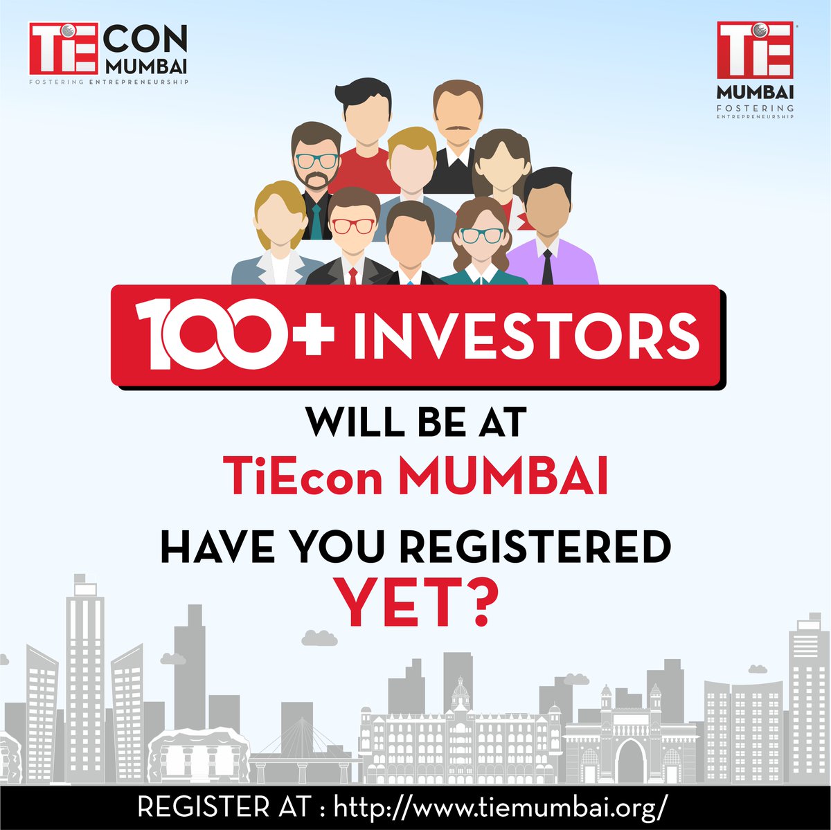 TiEMumbai's tweet photo. TiEMumbai is gearing up for the largest convention that will bring investors and entrepreneurs on the same platform. 
Don’t miss this opportunity to rub shoulders with those who matter. Register NOW! https://t.co/u5jCO8ZkRJ 
#TiEconMumbai https://t.co/CSEJM6oeju