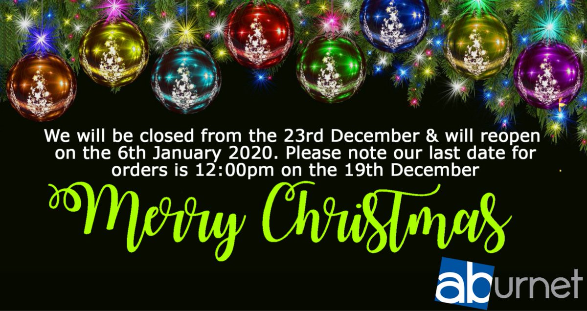 Less than two weeks till Christmas. I'm sure everyone is fully prepared 😉

If you would like to order before the holidays then our opening hours for the holidays are below! Let the festivities begin!

#Festive #ChristmasIsComing #HACCP #foodsafety #ppe #contamination
