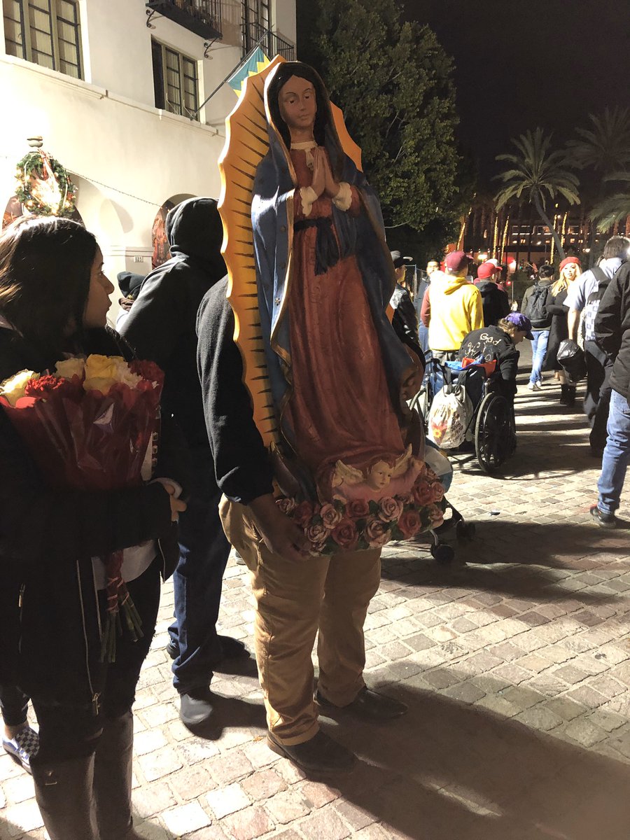 Almost life-size. Virgen de #Gudalupe