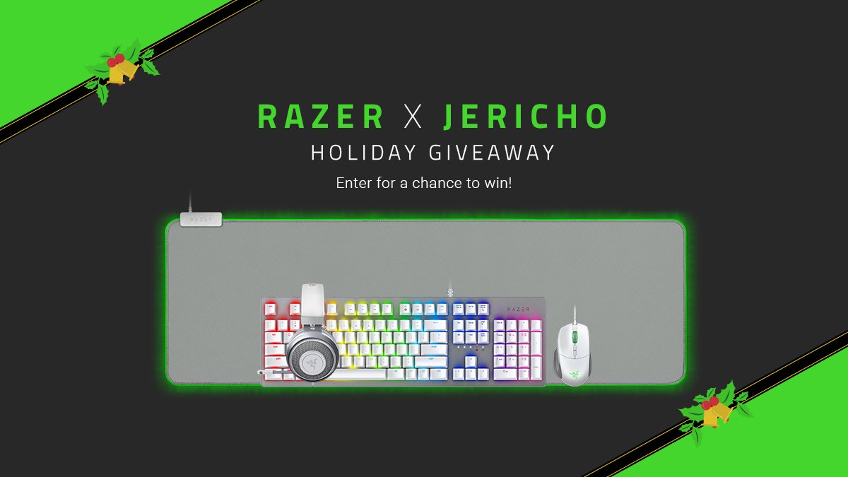 Dreaming of a white Christmas? ☃️ Your dreams could just come true thanks to our friend @Jericho. Celebrate in style and enter for a chance to win a pristine suite of Razer Mercury Edition gear. Enter here: rzr.to/advent19-12