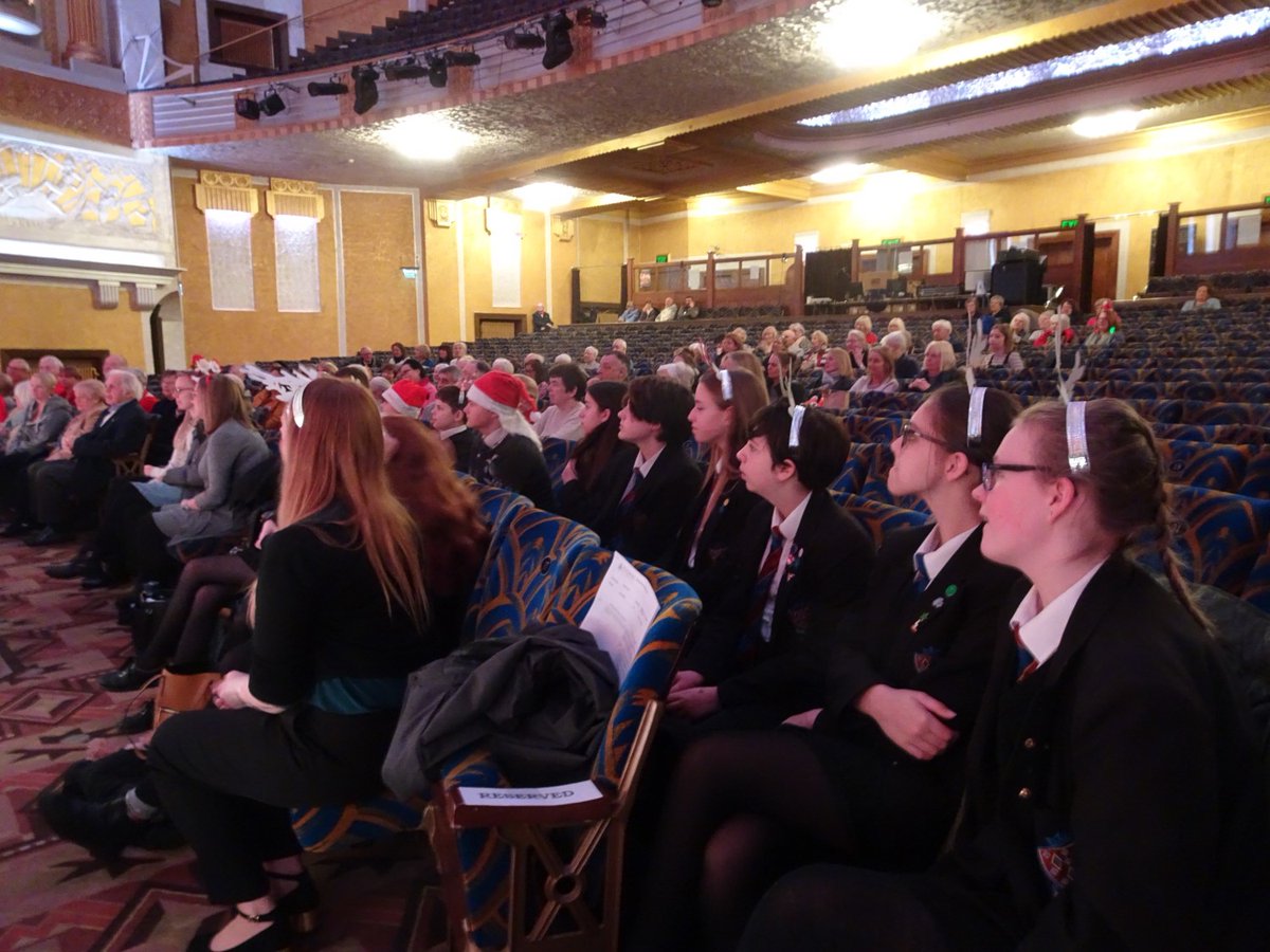 Stockport_Sch's tweet image. The music department were busy today spreading some Christmas joy in the Community at two different events. One of the events involved a Christmas singalong at Stockport Plaza where the students performed with the Intergenerational Doing Dementia Differently Choir.