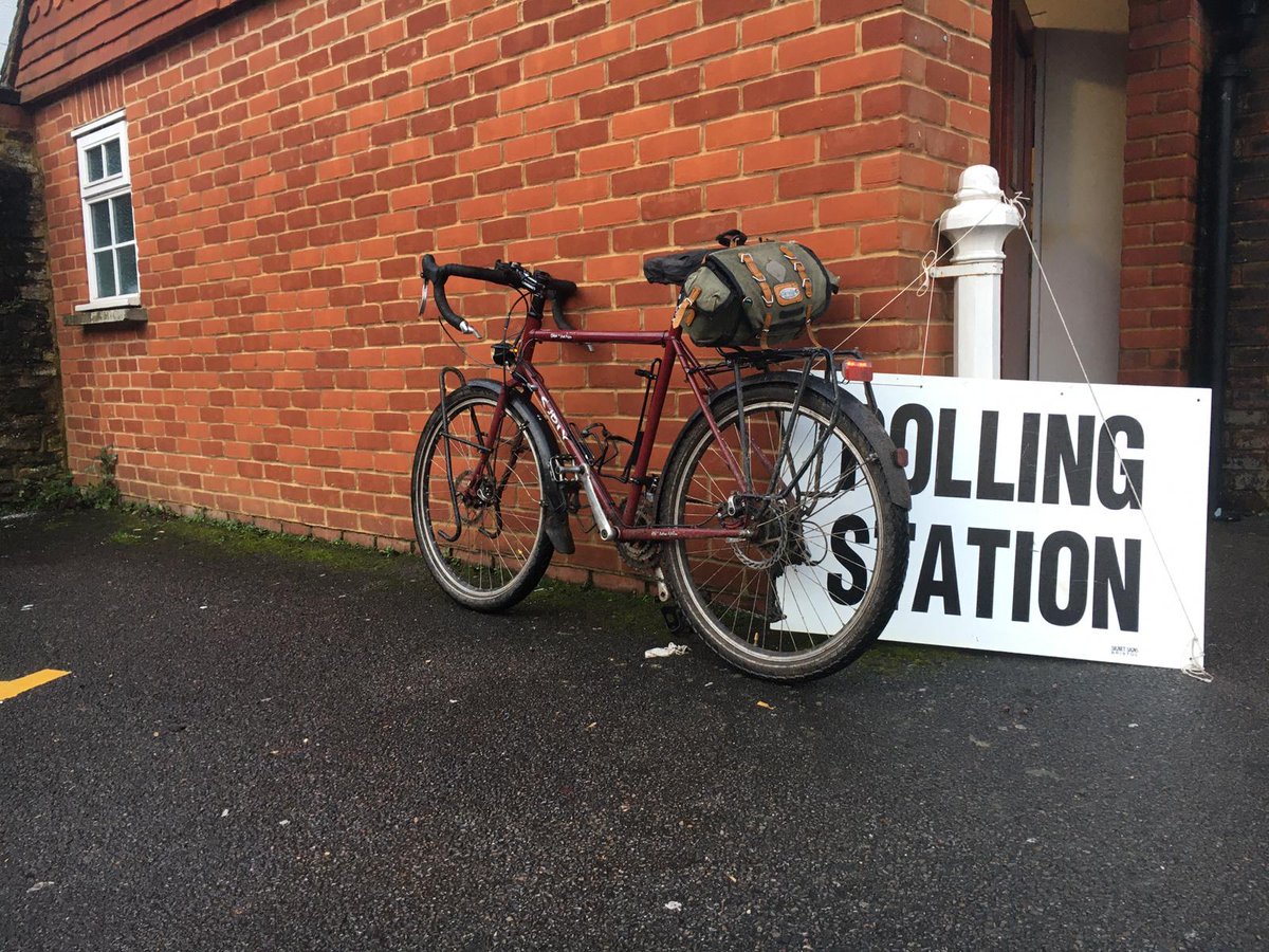 Don't forget to turn out to vote today! 

While they might not be on the same cuteness level as #dogsatpollingstations, if you decide to pedal to the polls, we'd love to see your best #bikesatpollingstations photos 📸🚲