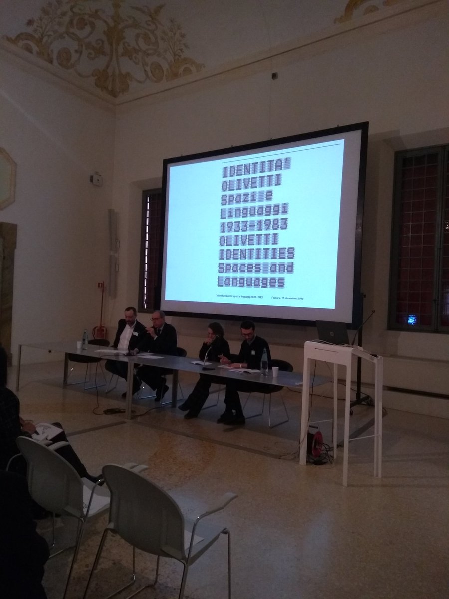 Identità #Olivetti conference - day 1 #Ferrara