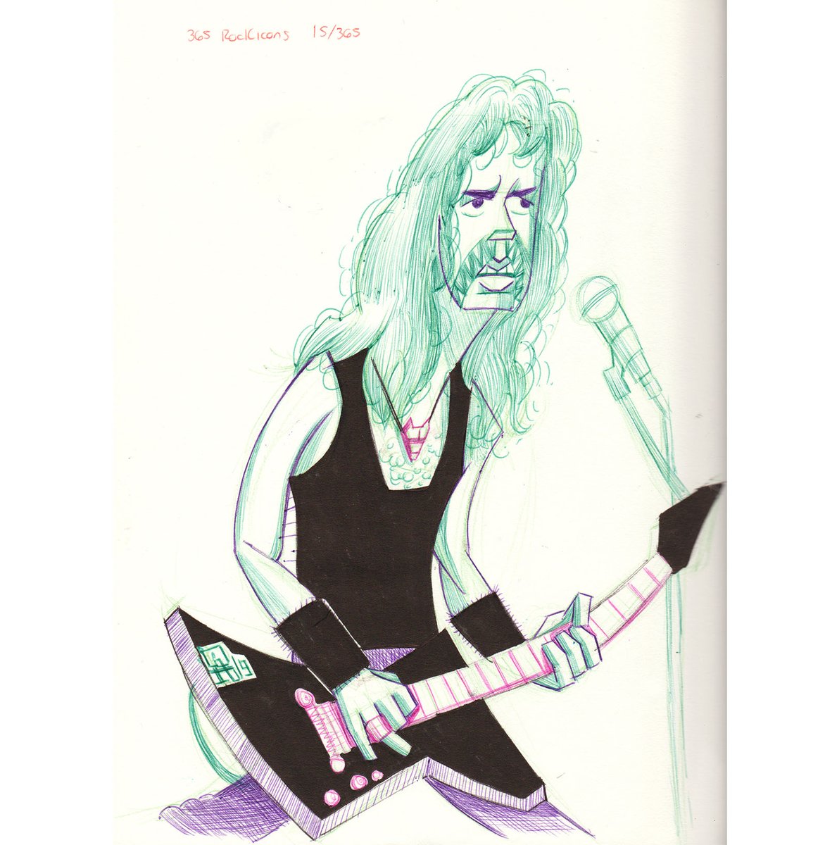 RockIconsRamses's tweet photo. James Hetfield - Metallica
Frontman, guitarra y vocales de los grandiosos #Metallica
365 RockIcons 15/365
#jameshetfield #guitar #rock #music #merol #thrash #sketch #rocksketches #rocklegends #rockilustration #rockicons #ramsesorea #zipactonal https://t.co/SvXNZ4xQnr