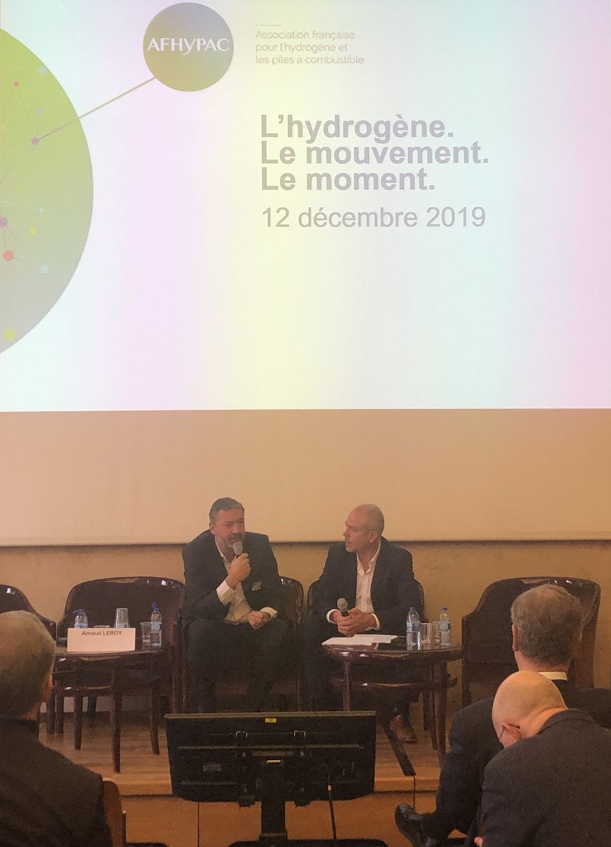 FranceHydrogene's tweet photo. .@AR_Leroy, président de l’@Ademe : « il y a une filière industrielle française à construire. Il faut, dans le Pacte productif, un bloc fort sur la formation rapide dédiée à l’#hydrogène, pour développer les emplois et compétences » https://t.co/KyHqbZwmAd