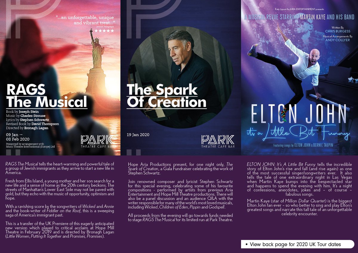 We’ve got quite a few Jewish themed shows coming up early next year so we made a little season flyer and sent it around London :)