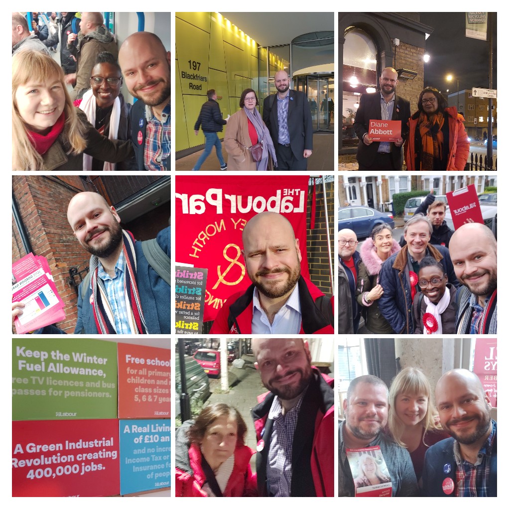 PhilipGlanville's tweet photo. A #VoteLabourOnThursday #GeneralElection19 montage of #HackneyonTour &amp; #HackneyatHome collages 👇

1) fighting for @EmmaWhysall, w/ @Meg_HillierMP &amp; @HackneyAbbott fighting for Hackney, on #labourdoorstep for @Gordon4Cities, picketing w/ @ucu, @RossSHouston, all for #RealChange. https://t.co/Fy8knBTlCf