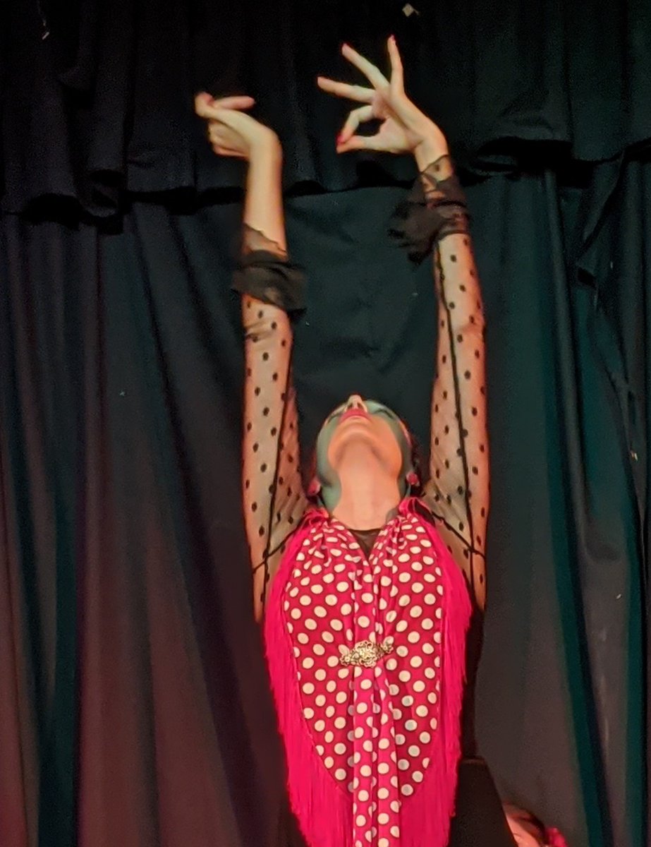 IndraniTweeets's tweet photo. #Flamencodance at Alliance Francaise de Bengaluru by the band Vi Blau. Flamenco dancer - Yassica Sanchez. https://t.co/u3uxwq8fOX