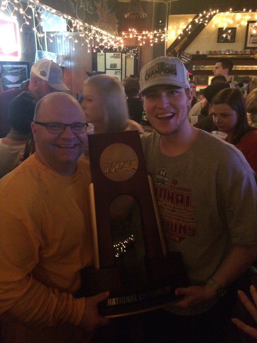SpruceGrover's tweet photo. Our old @sgsaints billet boy @Pistol_9Pete was named Collegiate Athlete of the year at the Minnesota Sports award gala. They take college hockey serious down there. This award is a big honor for anybody to win more less a kid from Irma AB. Congrats Parker!  Well deserved! https://t.co/MxkuckeW8h