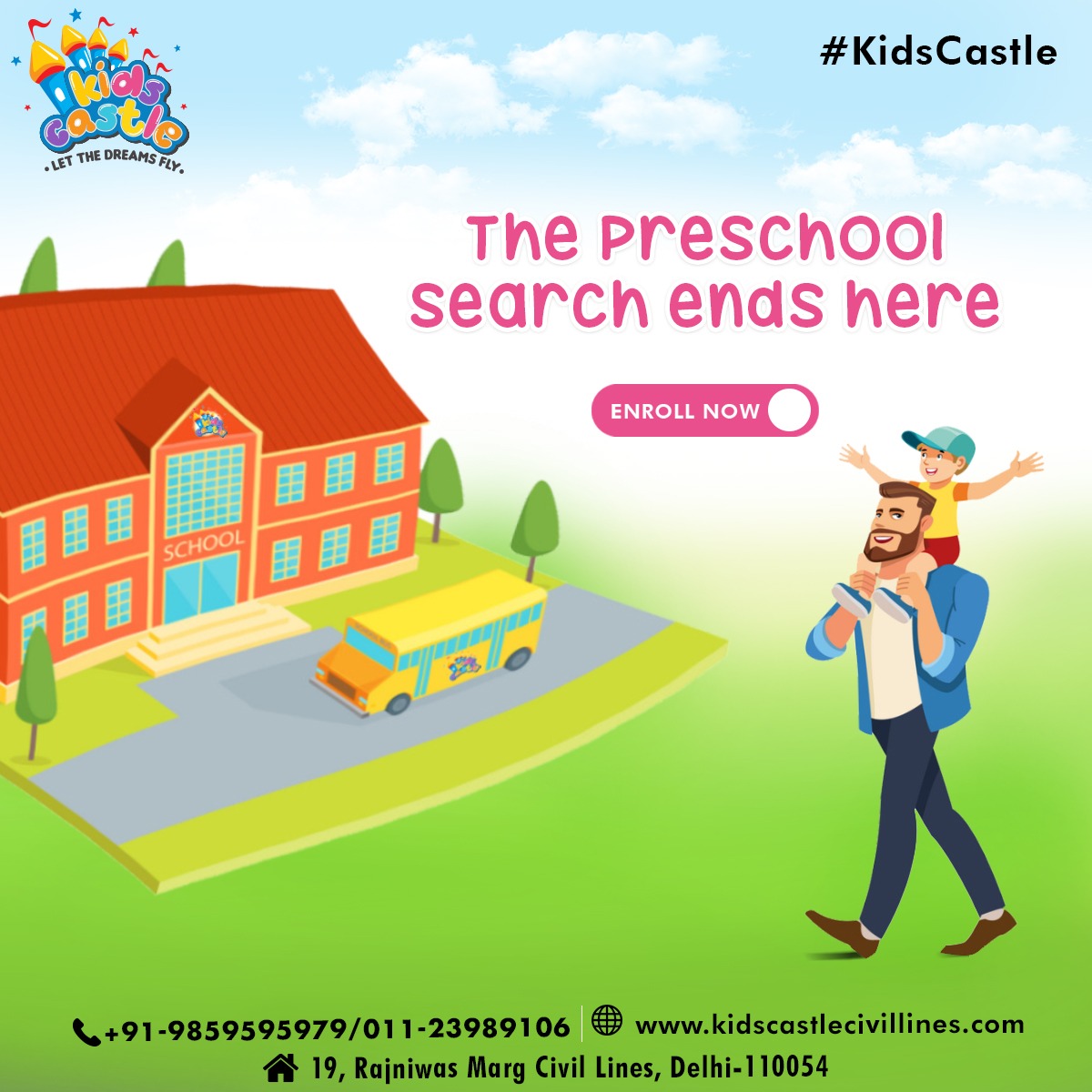 KidsCastle8's tweet image. At Kids Castle, we provide a nurturing and loving environment for your kids. We also use creative and innovative learning patterns to introduce them to the real world. 
#kidsCastle #preschool #kids #children #playarea #earlylearning #school #childcare #education