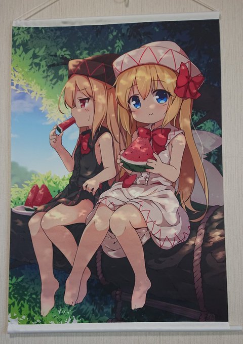 冬コミで置いとくタペストリーが届いたー!
いいかんじ!!
ハロウィンの方は色校正のやつだけど! 