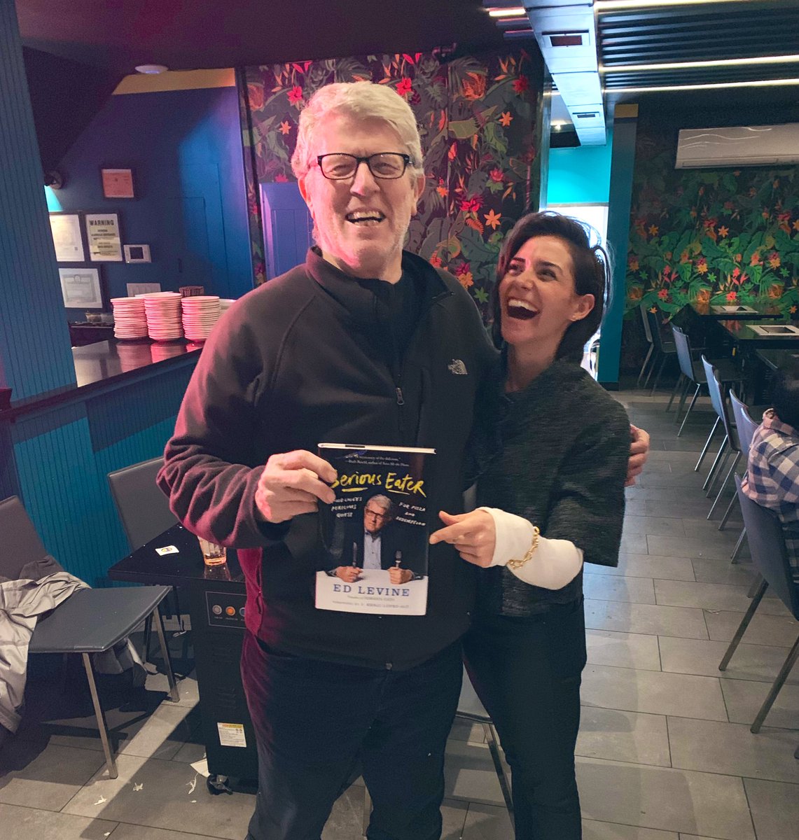 Ridiculously excited to have enjoyed a meal w/ this man. I spent many hours reading his work &amp; learning from his cooking brilliance.