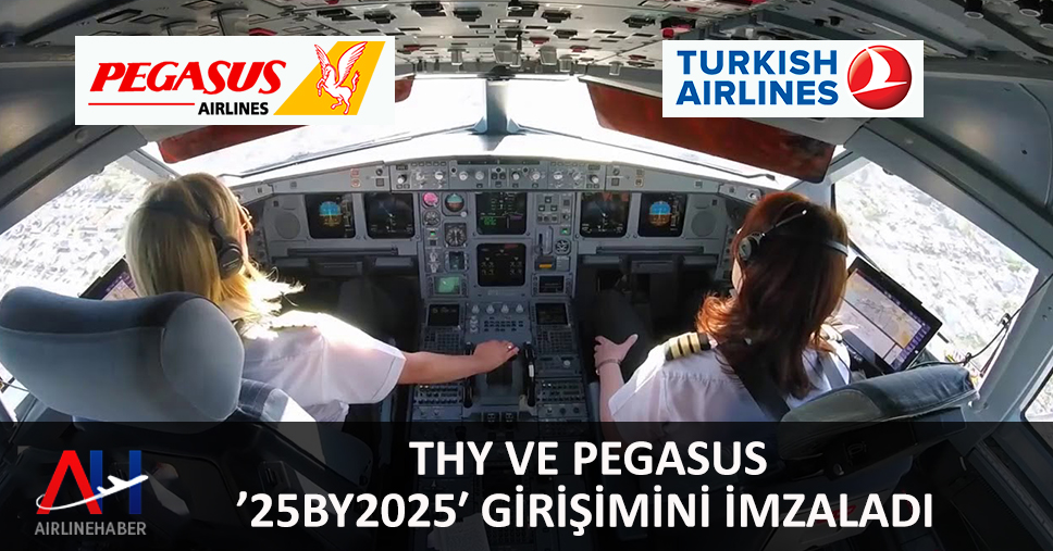 THY ve Pegasus ’25by2025′ girişimini imzaladı - airlinehaber.com/thy-ve-pegasus…