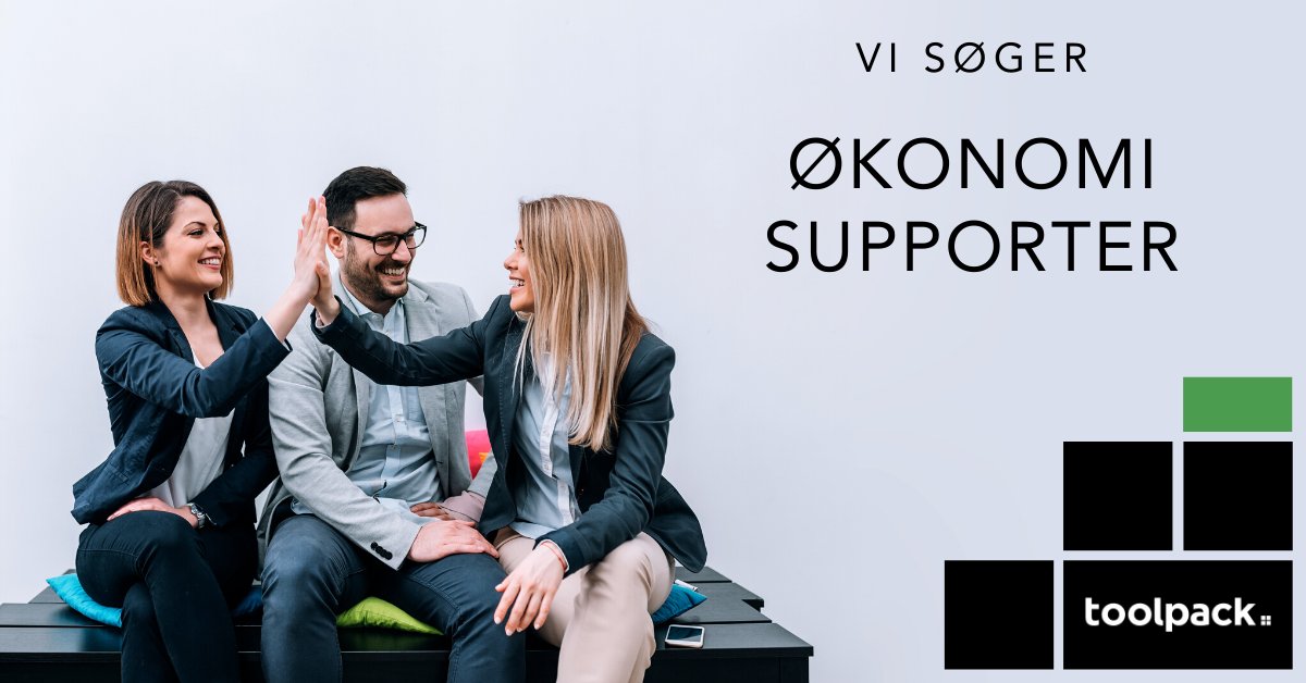 Toolpack's tweet photo. Vi søger en Økonomi supporter til kontoret i Ørestad, København. 
Har du praktisk erfaring med budget- og økonomirapportering eller har arbejdet som økonomikonsulent? 

Læs mere om jobbet lige her https://t.co/2l258HRpAe 

#toolpack #job #økonomi https://t.co/2VtnhNzuo9