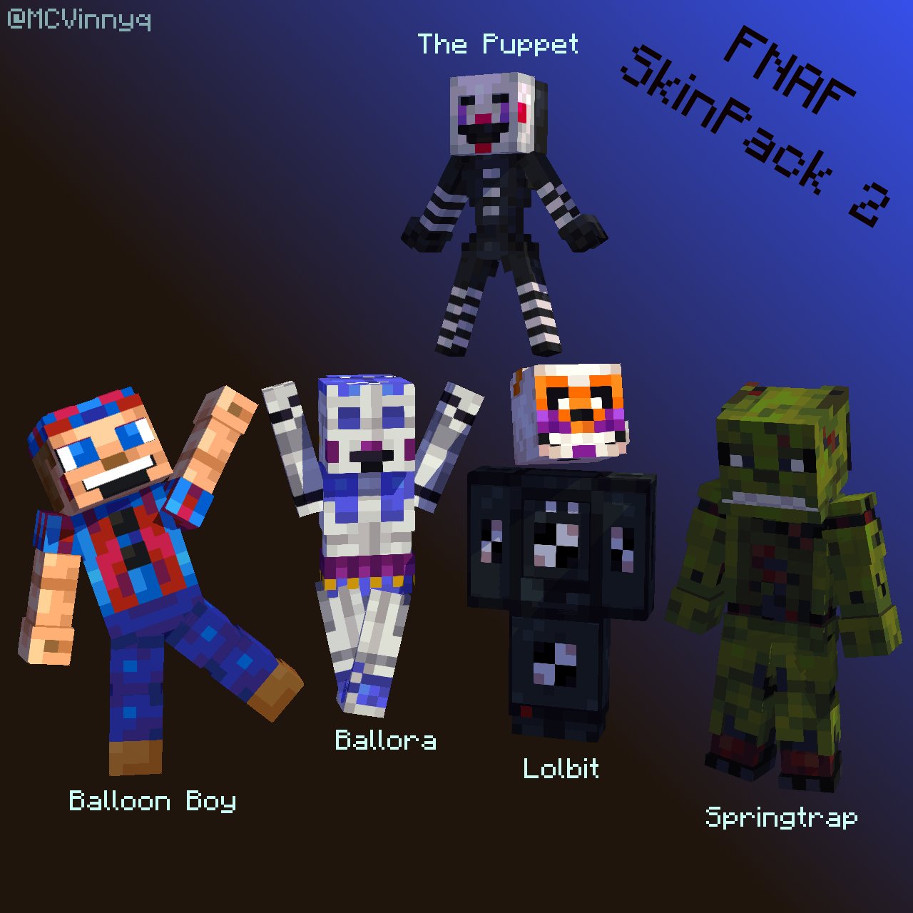 Fnaf 2 Marionette Minecraft Skin FNAF Skins For Minecraft APK Download