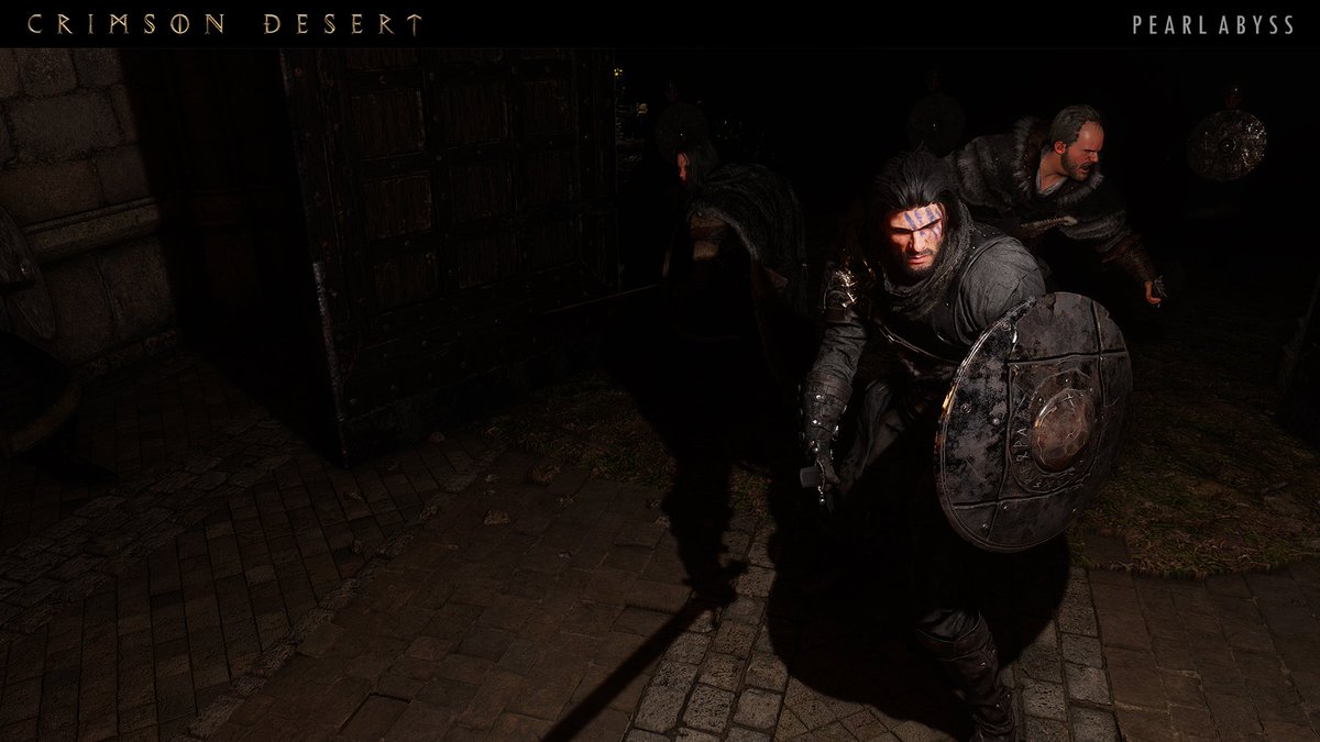 CrimsonDesert_'s tweet image. The #CrimsonDesert site has been updated!
⚔ bit.ly/2qKaGu9

New screenshots show in greater detail the perils Macduff and his mercenaries face as they struggle to survive in the lands of Pywel, and new details give a better understanding of what to expect from the game.