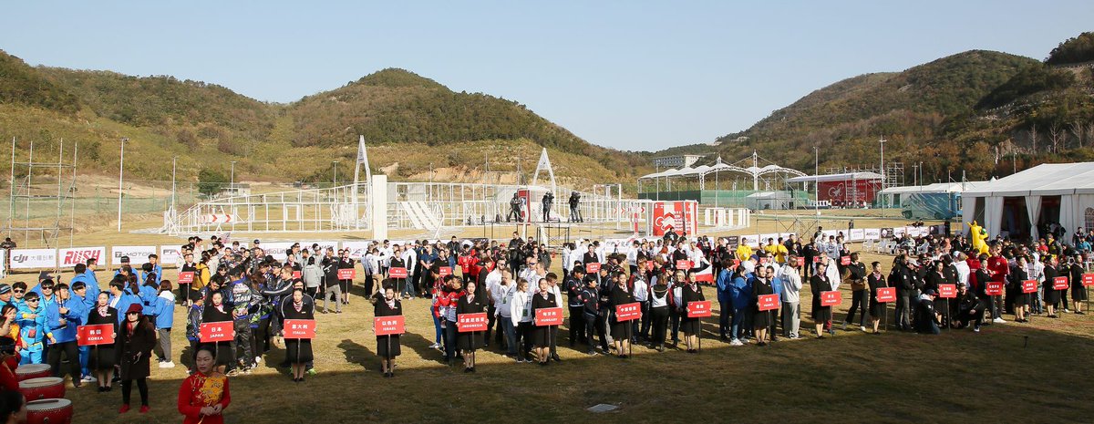 airsports_fai's tweet photo. 🌏🌍🌎 All the participants came together this morning for the Opening Ceremony of the FAI World #Drone Racing Championship Grand Final 😃 
Check out the pictures: https://t.co/2FCZ5ZSUPP
#WDRC2019
@NoosphereGlobal https://t.co/Ty92Yly7rT
