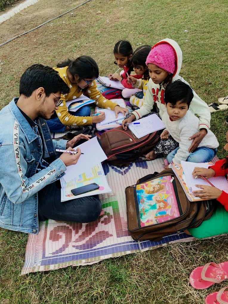 TeensofG's tweet photo. Teens of God is an NGO which is determined to eradicate ed-crisis as well as social inequalities.We have been successfully able to reach out to 300 lives and we as a team of 150+ volunteers are determined to continue this process with all our hearts.Your support is vital to us. https://t.co/vDRxdVrvUe