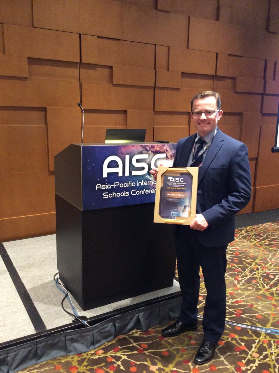 AISCHONGKONG's tweet photo. Thank you so much Mr. Russel Ellicott @RusselEllicott from Pate's Grammar School for sharing with us about Nurturing Excellence in the UK and China.
#AISC19 #InnovationInEducation https://t.co/QC8vnb16aI