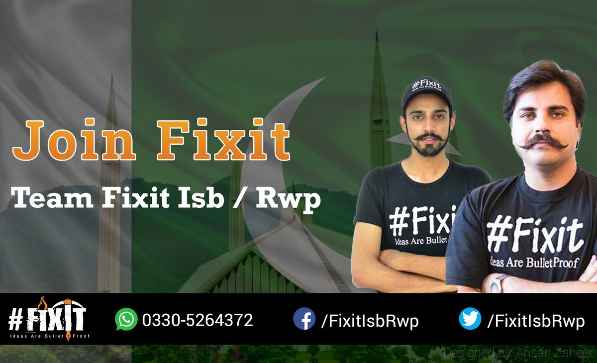 FixitIsbRwp's tweet photo. If you want to join our Team, contact on given number or just fill this form;
https://t.co/02vuJYb62u
@fixitpak
@AKFixit
#ServeAamAadmi
#fixitIsbRwp #becomeAFixer https://t.co/9UESRF8Lqv