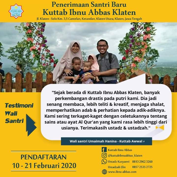 ibnuabbasklaten's tweet photo. PSB KUTTAB IBNU ABBAS RA. KLATEN 2020/2021
https://t.co/mM3Iq34n4P
#ibnuabbasklaten #ibaska #smpitibaska #smaitibaska #kmiibaska #kuttabibaska #mahadalyibaska #psb #psbibaska #psbibnuabbasklaten #bertabur #bintang #prestasi #bertaburbintang #santriasyik #yukmondok #santri https://t.co/5ytzDtxSLq
