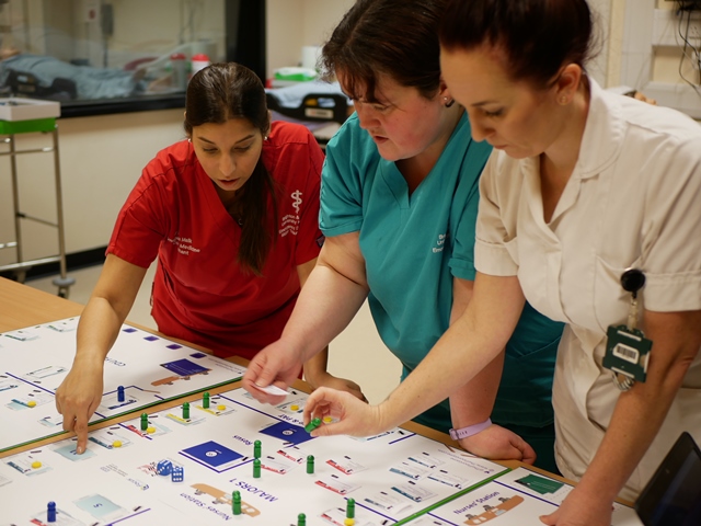 RT <a href="/FocusGames/">Serious Games & Simulations</a>: Surely a board game cannot teach #ClinicalLeadership skills in the #EmergencyDepartment with a group of #EmergencyMedicine professionals? <a href="/TheFloorGame/">Emergency Department Simulation</a> might change your opinion: ow.ly/GIoO30q1co1
  #medlibs #MedEd  <a href="/GFHEU/">Games for Health Europe</a>
