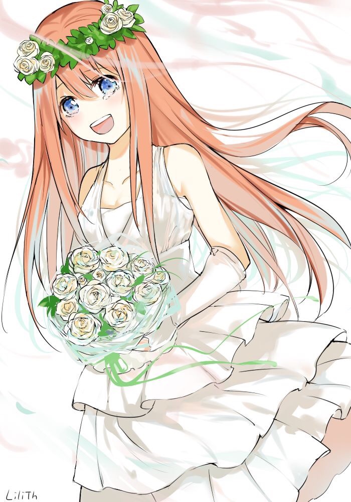 的lilith Twitter પર 長髮四葉的婚紗計時練習1 5h 果然涂鴉要把它好好地呈現出來四葉還是一直笑着最好看了喜歡的人求順手在p站點個讚 謝謝 艸 T Co Vlvbzfqimj 中野四葉