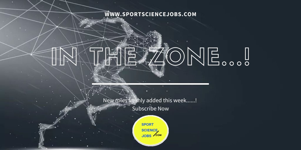 GET IN THE ZONE......! 🎯 

More great roles added this week at sportsciencejobs.com 

#jobsinsportscience #sportsciencejobs #teambehindtheteam #studentofsport #scienceinsport