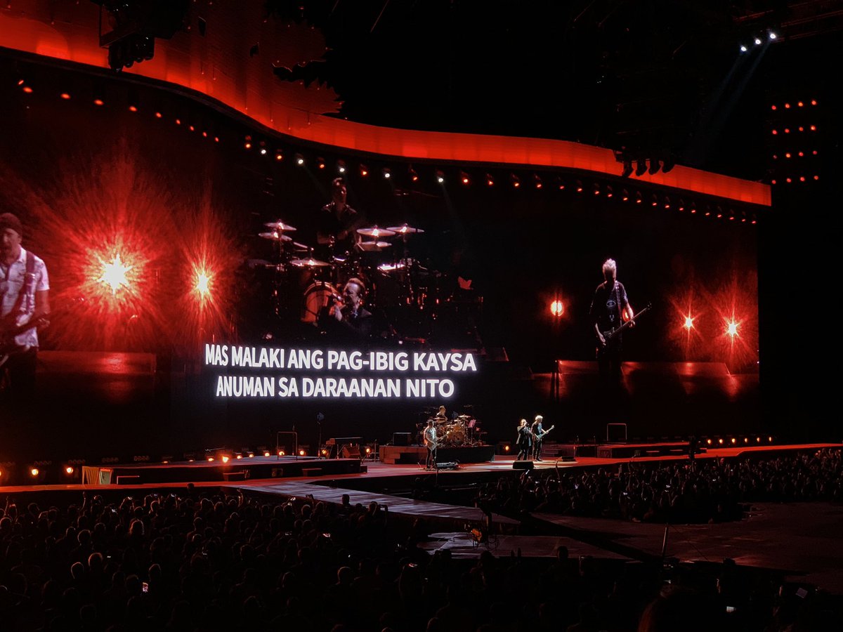 ricoblanco's tweet image. a little love letter to @U2 ❤️

#U2TheJoshuaTree2019 #U2Manila #SmartU2TourPH