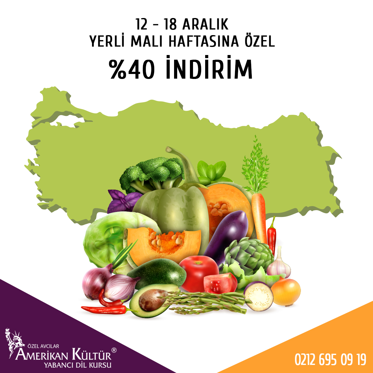 12- 18 ARALIK YERLİ MALİ HAFTASINA ÖZEL %40 İNDİRİM!

Detaylı Bilgi: 0 212 695 09 19

amerikankulturavcilar.com

#yerlimalıhaftası #yerlimalı #indirim #kampanya #ingilizcekursu #ingilizcedersi #ingilizceöğreniyorum