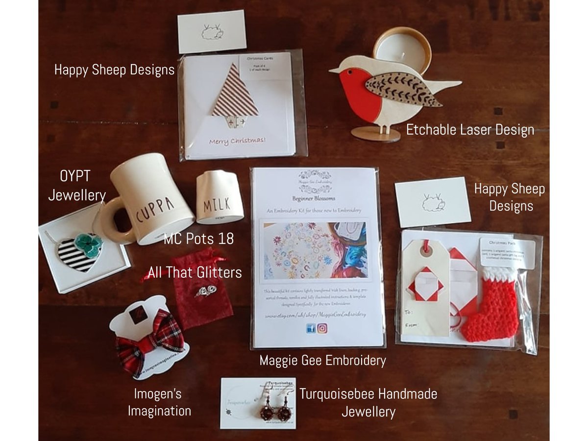 Good morning! The last of our giveaways! Not endorsed by Twitter, you have to be in the UK to win! Please follow us, &amp; comment, use #tbchmakeschristmas - closes at 10pm! Today you need to tell us why you would choose to gift something handmade this Christmas :)