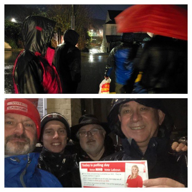 AlexDaviesJones's tweet photo. The formidable Team Ponty are out in force in the downpour!
A vote for @WelshLabour is a vote for hope, a vote for ending austerity, protecting our NHS & tackling the climate emergency.
I will be a fresh, local voice for our constituency 🌹
#Alex4Ponty #RealChange https://t.co/qszu8O537b
