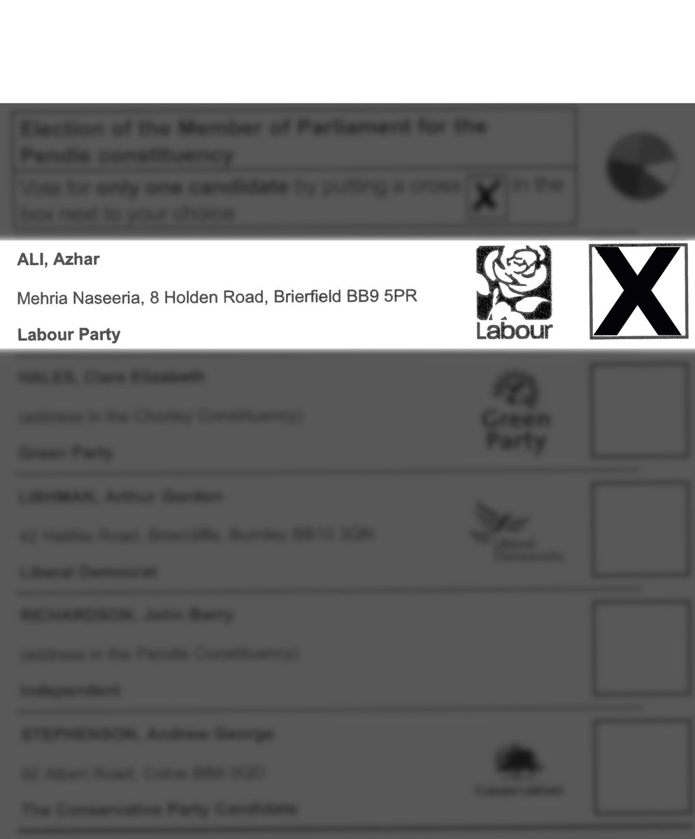 Don't forget to vote for #RealChange #ForTheManyNotTheFew
So vote @Azhar4Pendle today!
#GE2019 #VoteLabour in Pendle!