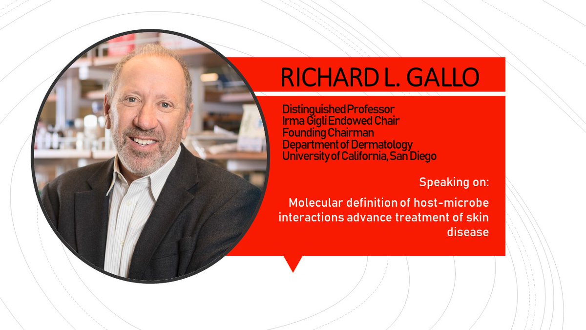 GE_Asia's tweet photo. Great news! Richard Gallo will be joining our 2nd Asia Skin Microbiome Congress which will taking place on the 22-23 Sept 2020 in Singapore. Enjoy 30% off for early bird booking, valid till 31st December 2019. Visit our website at https://t.co/w7ejj4aYGz for more information. https://t.co/C2piOenSNa
