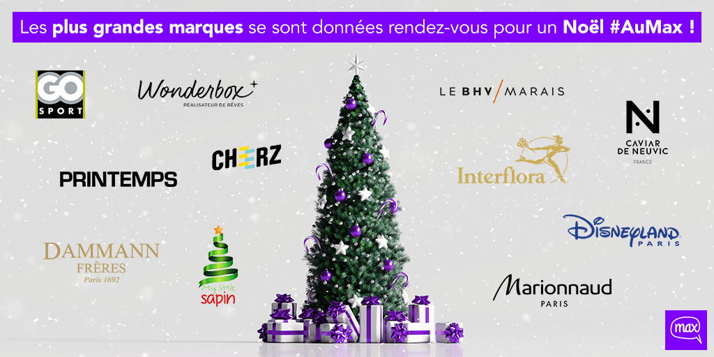 Noël approche ! Grâce à John Paul, accédez à des bons plans exclusifs sur votre application @aumaxpourmoi 😉 #AuMaxPourVous