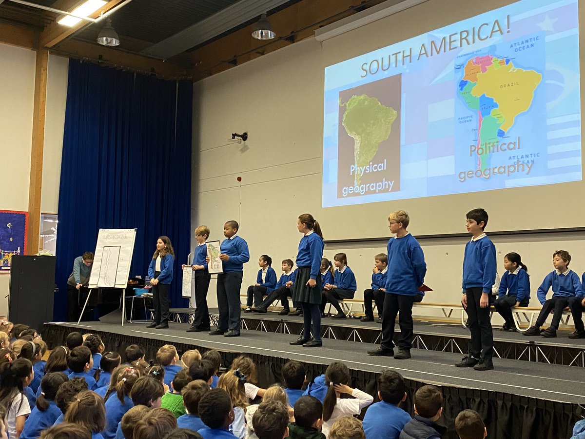 BSNJSV's tweet image. There’s been geography too! All about comparing South America and The Netherlands. #JSVAssembly #JSVY6 @BSNGeog