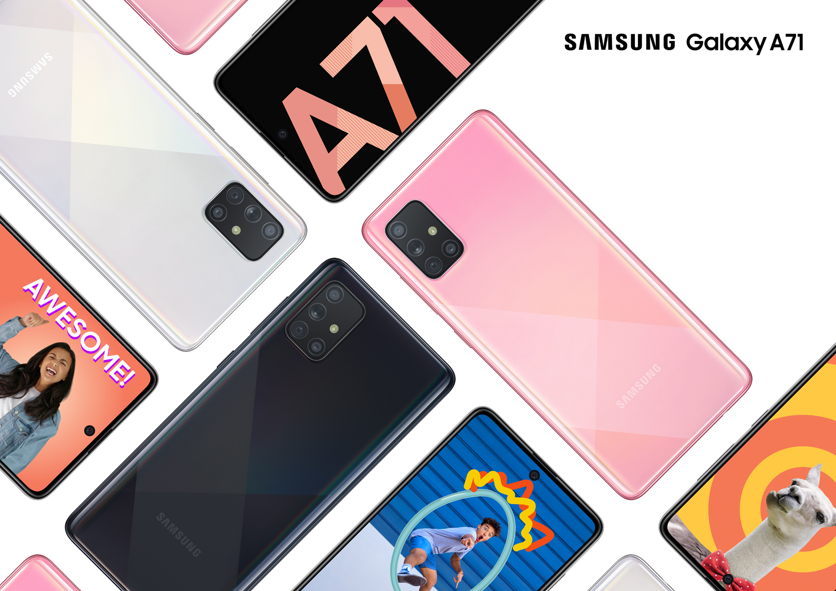 置中打孔屏、L 型四攝、6400萬像素鏡頭：Samsung Galaxy A51 與 Galaxy A71 正式發布；規格升級明顯！ 11