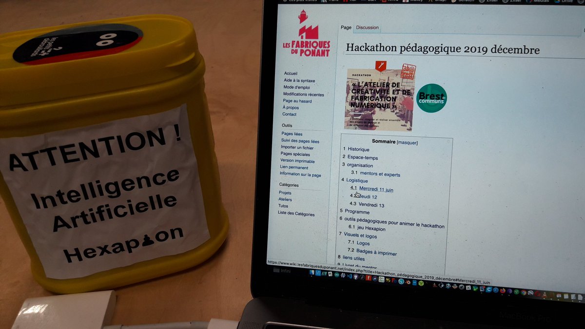 FabDuPonant's tweet photo. Lancement du quatrième hackathon pédagogique de la ville de Brest. C'est @UBO_OpenFactory qui nous accueille cc @Fababrest @BrestFr @atbrest https://t.co/xtM79fypwU