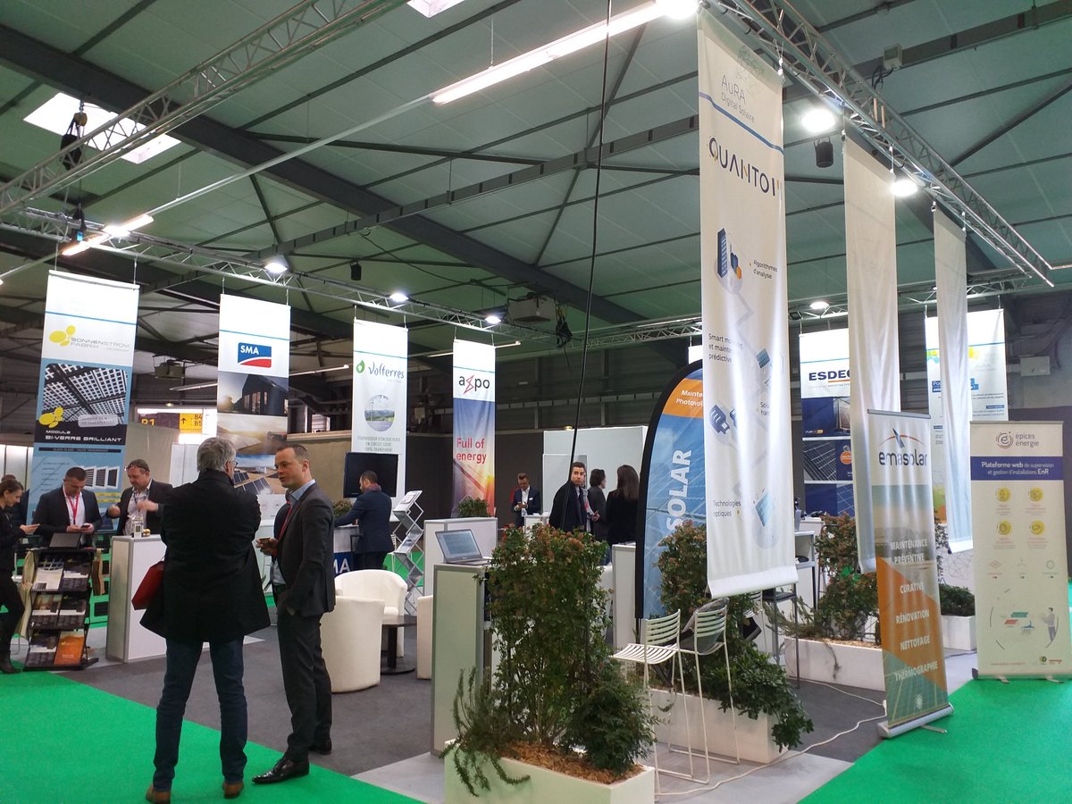 digital_solaire's tweet image. 2e jour sur @Energaia_ : le pavillon AuRA @digital_solaire vous attend ! @volterres @axpo @SunPower #Esdec #CS Wismar #SMA France @Emasolar @Quantom_solar #ÉpiceÉnergie