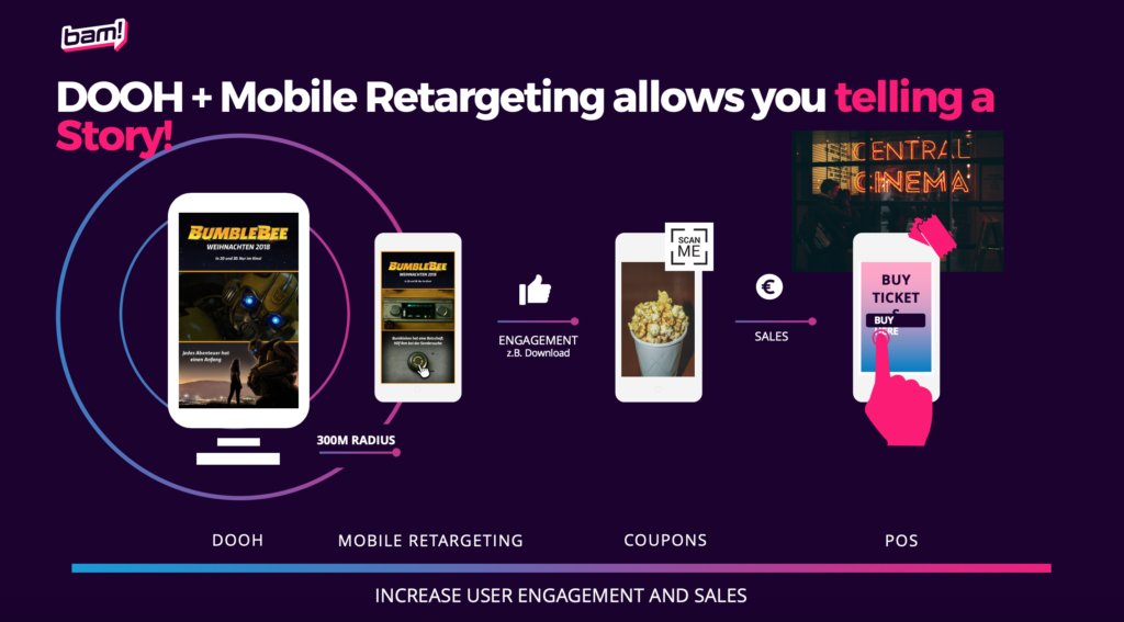 mobilbranche's tweet image. #CrossDevice: Die Orchestrierung von Werbekampagnen über mehrere Kanäle hinweg ist eine Herausforderung. Unser Partner bam! interactive beleuchtet das Thema ausführlich in seinem Blog und zeigt, wie bspw. #Mobile mit #DOOH interagieren kann. bam-interactive.de/cross-device-s…