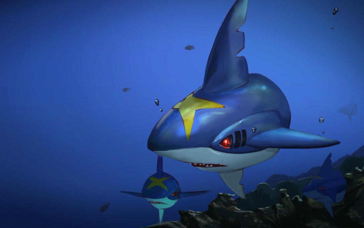 たる兎 V Twitter サメハダー描いた ポケモン