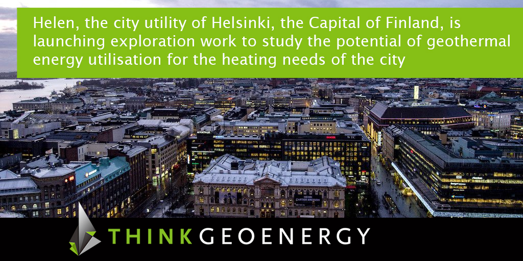 thinkgeoenergy's tweet photo. With a geophysical exploration of the bedrock structure to the depth of about 5-8 kilometres, it will be the deepest geological survey ever conducted in urban areas in Finland

Full story here: https://t.co/lR9oSCY3gD

#geothermal #Helsinki #Finland #exploration #Helen #geology https://t.co/u2kRAoL7Ym