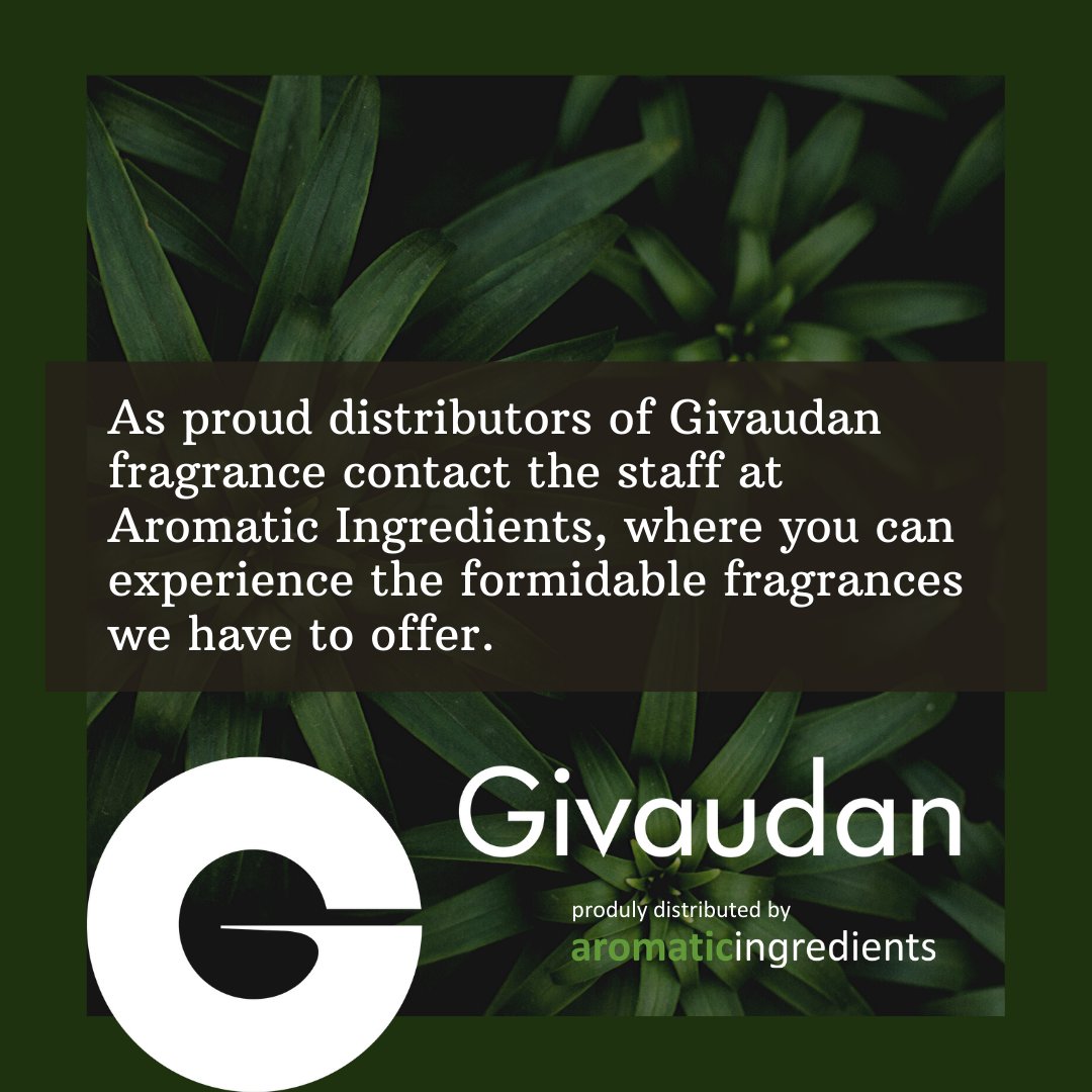 #Fragrance is a driving force behind a customer’s purchasing decision in most cases, you’ll find if a product smells good, it will win over the consumer. #aromaticingredients #givaudan