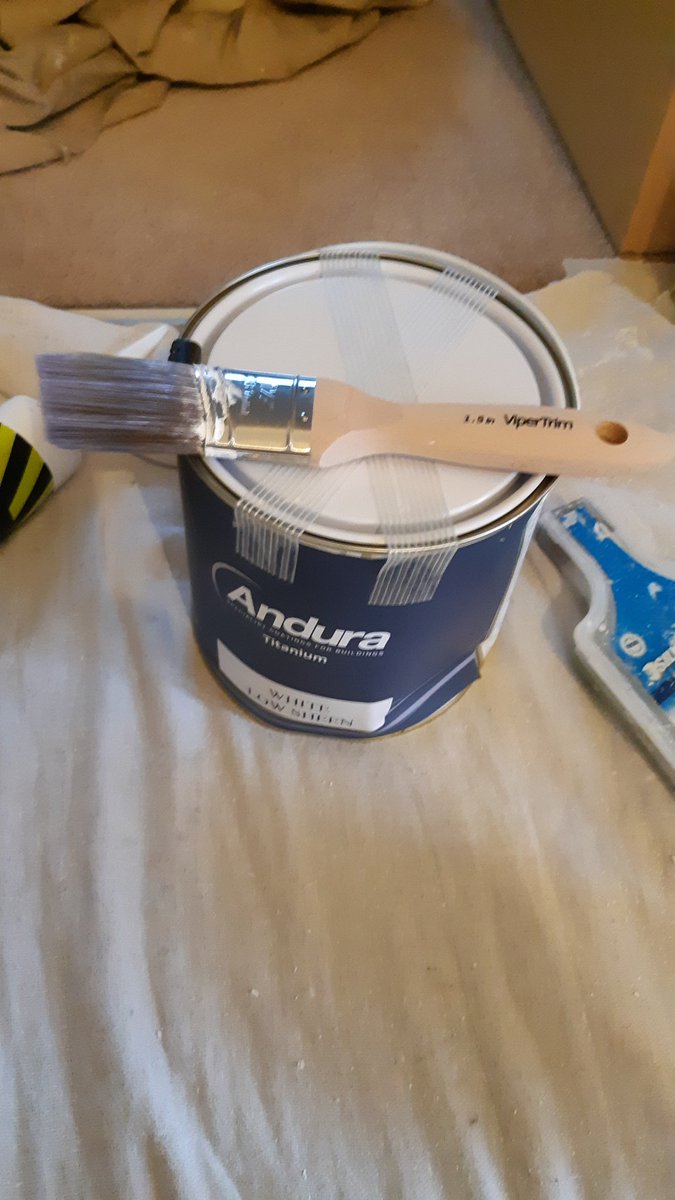 NTorranoHarling's tweet photo. Possibly the best paint out there! @AnduraCoatings Titanium #lowsheen and the Viper Trim 1.5 inch brush from @decoratingdirec 👍 https://t.co/WJHPKRsrXP