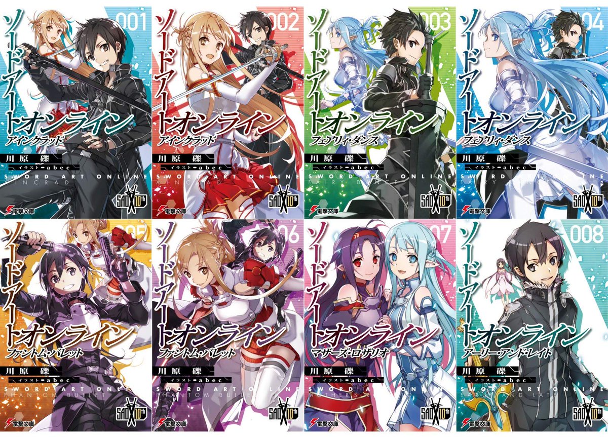 電撃文庫 ar Twitter: 送料無用 ソードアート・オンライン 電撃25周年記念 アスナ 複製原画 箔押しサイン入り スリーブ