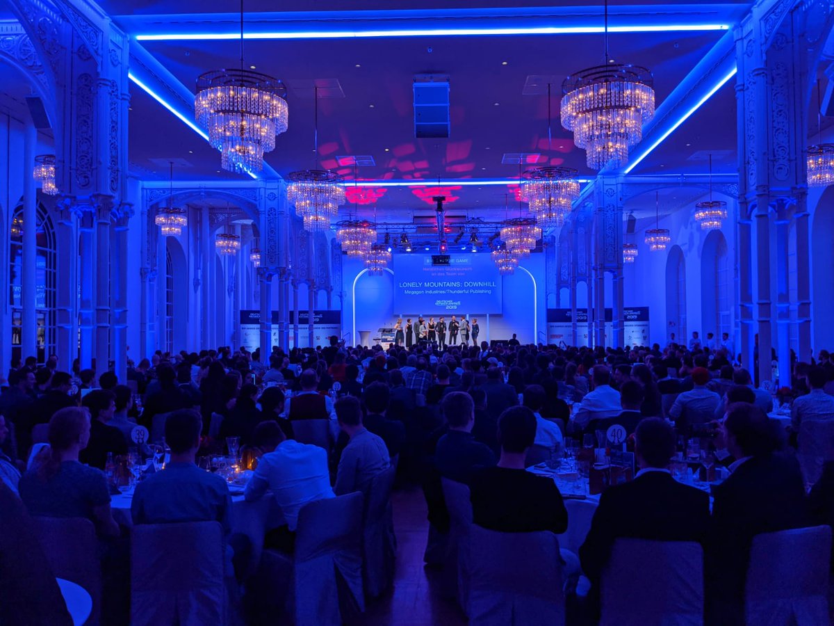 ColdComfortGame's tweet photo. What an amazing show! So many talented people, and an evening filled with well deserved #awards. Thanks to everyone at @MedienNRW @games.nrw for a great year with lots of support, and the #DEP19 for an awesome end-of-the-year-celebration. See yall next year! #gaming #gamedev https://t.co/voC0MdsrOE