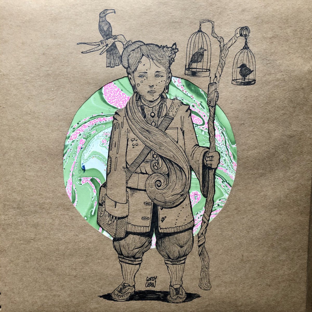 GordyCraw's tweet photo. Sold a sketch at the little originals exhibition! #inktober comes in handy sometimes. #cartoonist #illustration #illustratenow #freelanceillustrator #illustrationartist #illustrationdigital #cartoondrawing #sketchdump #cartooning #sequentialar #comicbookartist #comicstyle #art https://t.co/ihjBGi0UV4