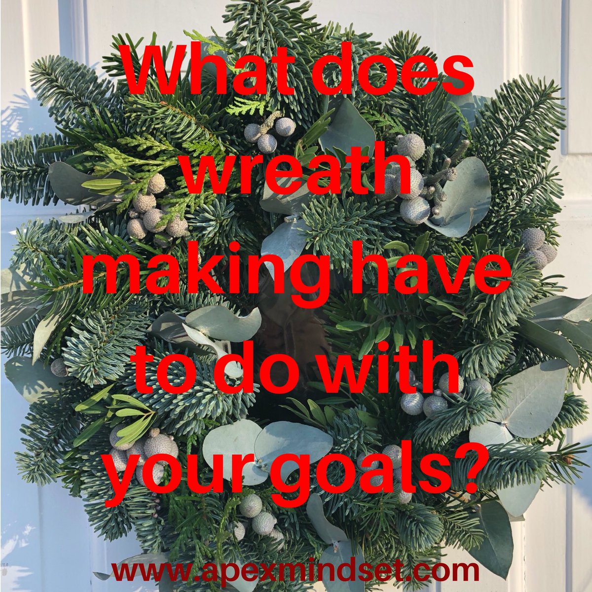 What does wreath making have to do with #vision &amp; #goals ? Check out my latest blog to find out apexmindset.com/blog-wreath-go…         #personalgrowth #development #betruetoyourself #confidence